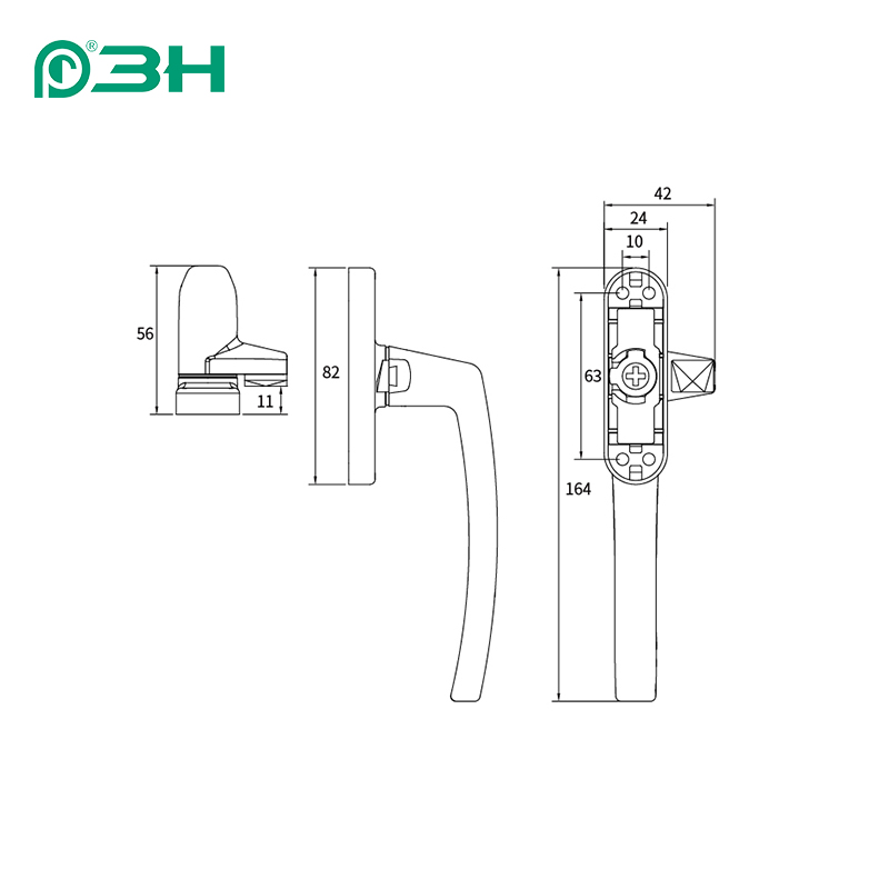 Window Camlock Handle ZY23 From China Manufacturer 3H INC window-camlock-handle-zy23-from-china-manufacturer-3h-inc